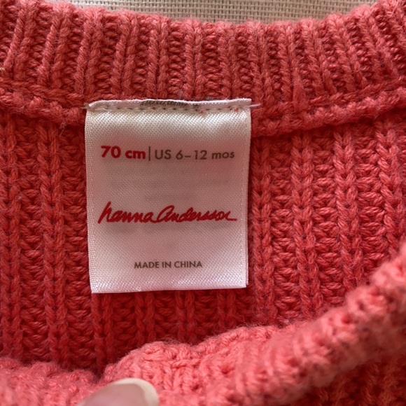 Hanna Andersson cardigan size 70 - Picture 2 of 2